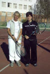 Helga Aceitero junto a Amparo Terrn