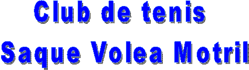 Club de tenis 
Saque Volea Motril